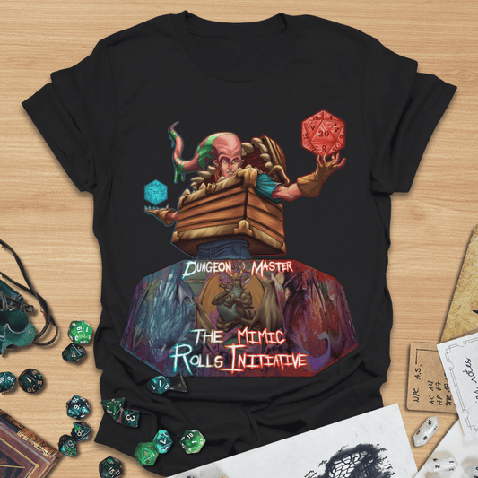 DM Mimic Rolls Initiative T-Shirt