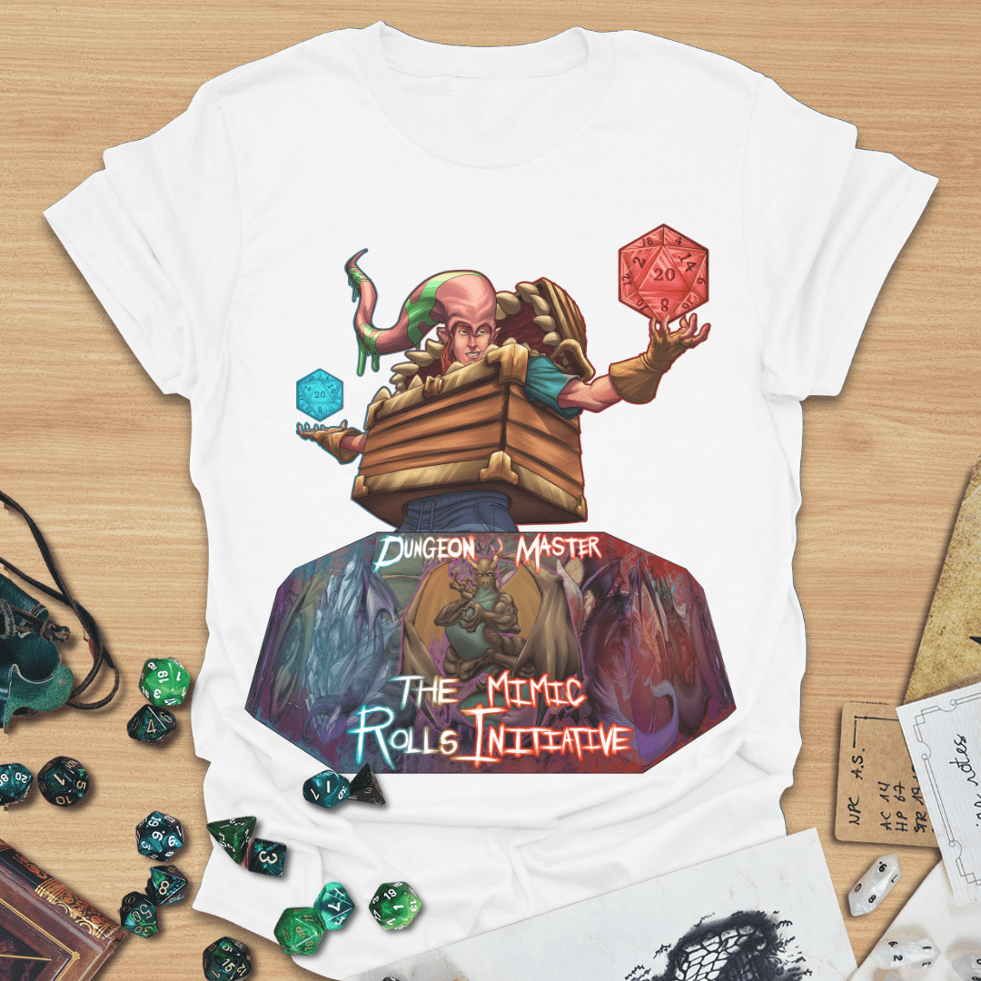 DM Mimic Rolls Initiative T-Shirt