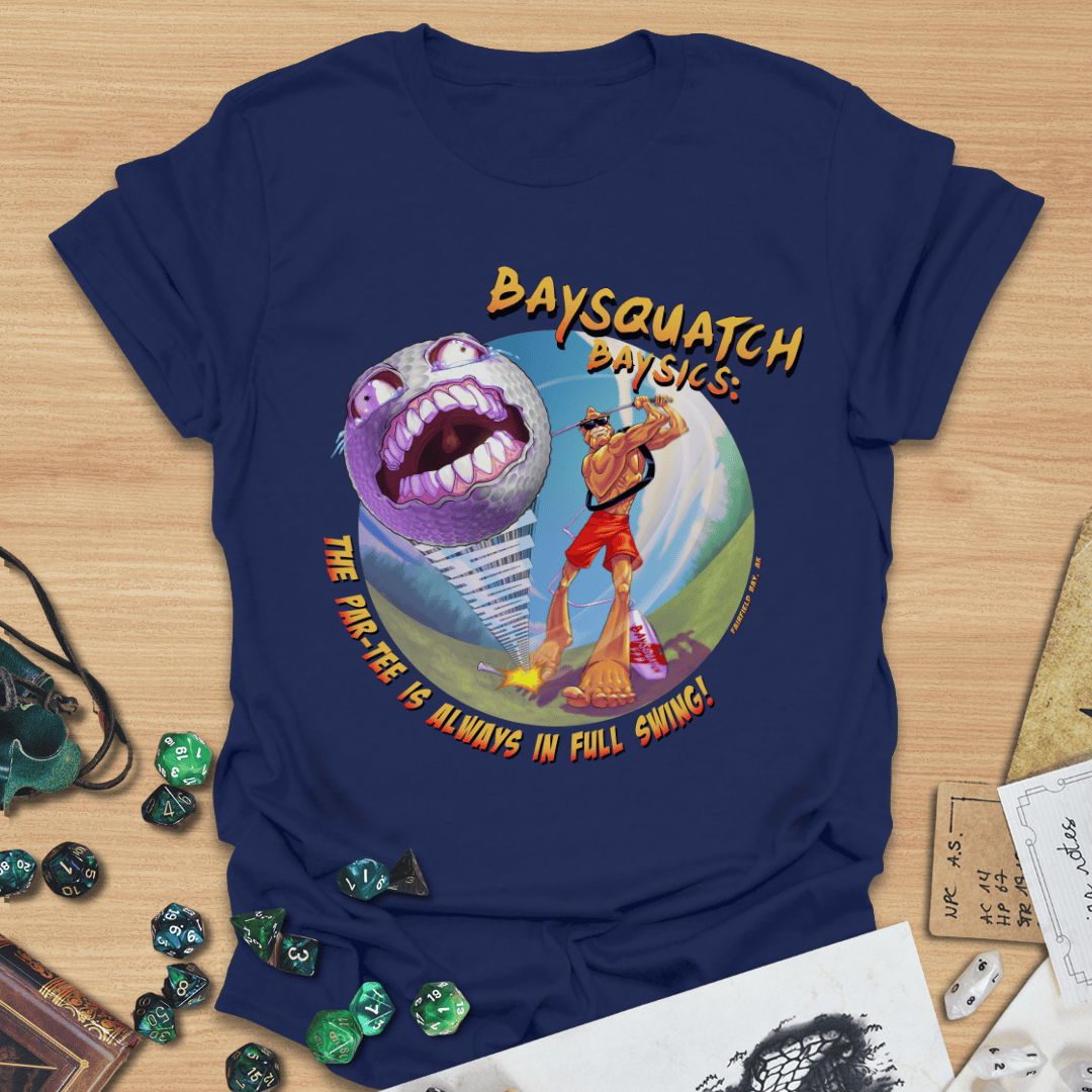 Baysquatch Golf Partee T-Shirt