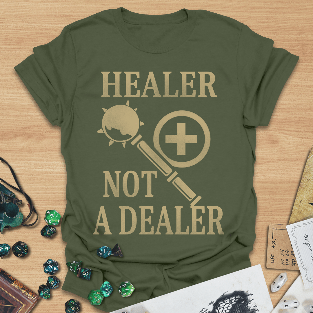 Healer Not a Dealer Retro T-Shirt