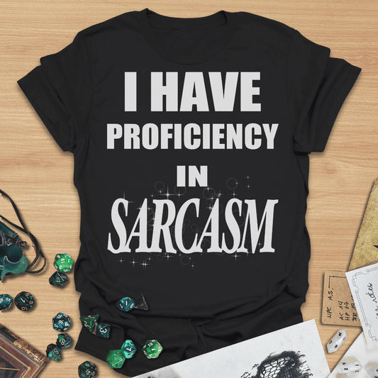 I Have Proficiency in Sarcasm TXT T-Shirt