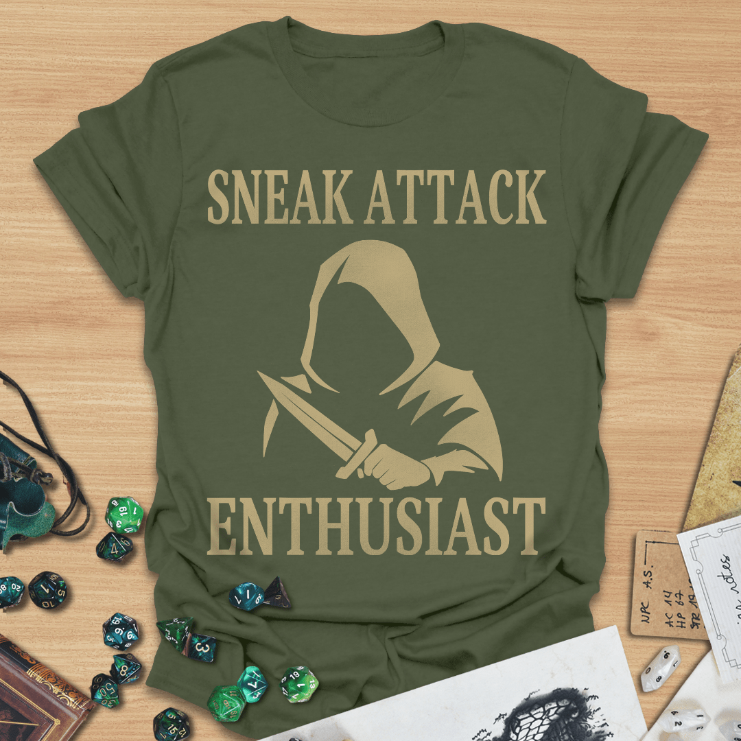 Sneak Attack Enthusiast Retro T-Shirt