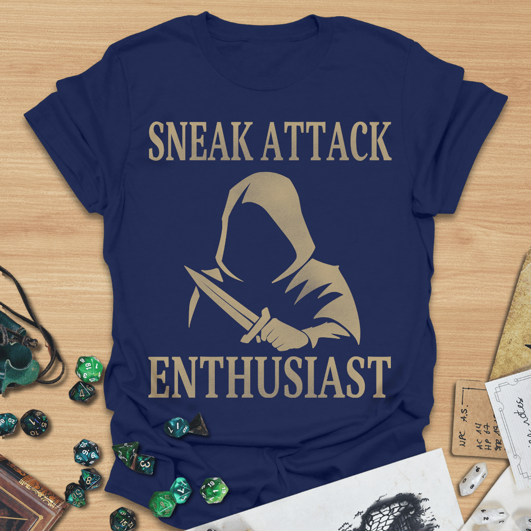 Sneak Attack Enthusiast Retro T-Shirt
