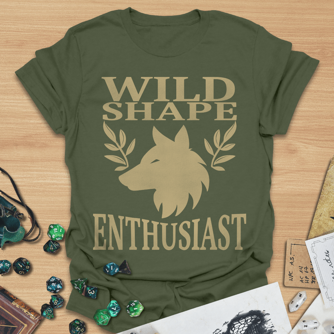Wild Shape Enthusiast Retro T-Shirt
